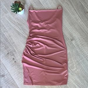 Blue Blush Rushed Bodycon Dress Size Medium